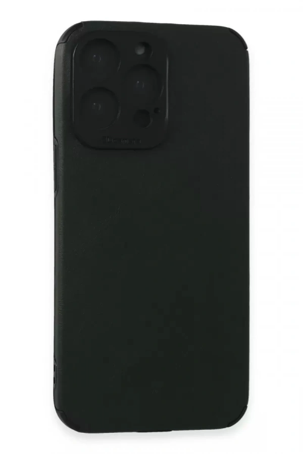 Apple iPhone 15 Pro Max Kılıf Loop Deri Silikon - Yeşil