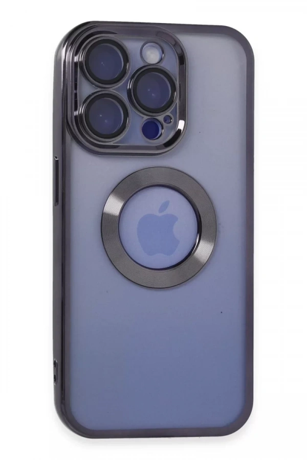 Apple iPhone 15 Pro Max Kılıf Slot Silikon - Mor