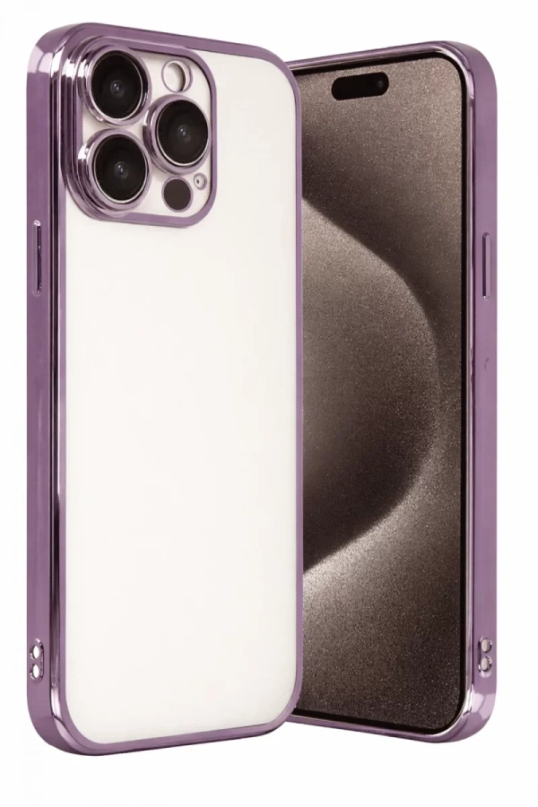 Apple iPhone 15 Pro Max Lensli Silikon - Mor