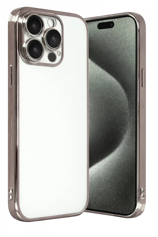 Apple iPhone 15 Pro Max Lensli Silikon - Titan Gri