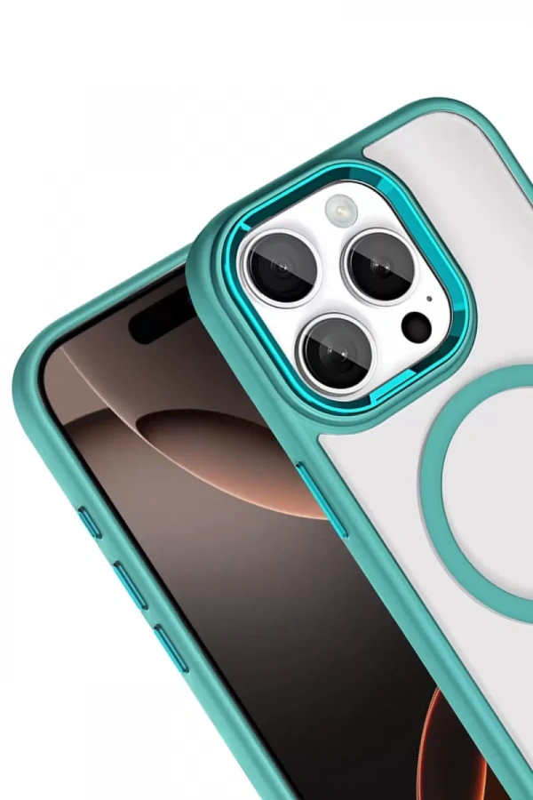 Apple iPhone 15 Pro Max Terea Magsafe Kapak - Yeşil