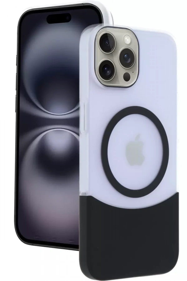 Apple iPhone 15 Pro Max Velar Magsafe Kapak - Siyah