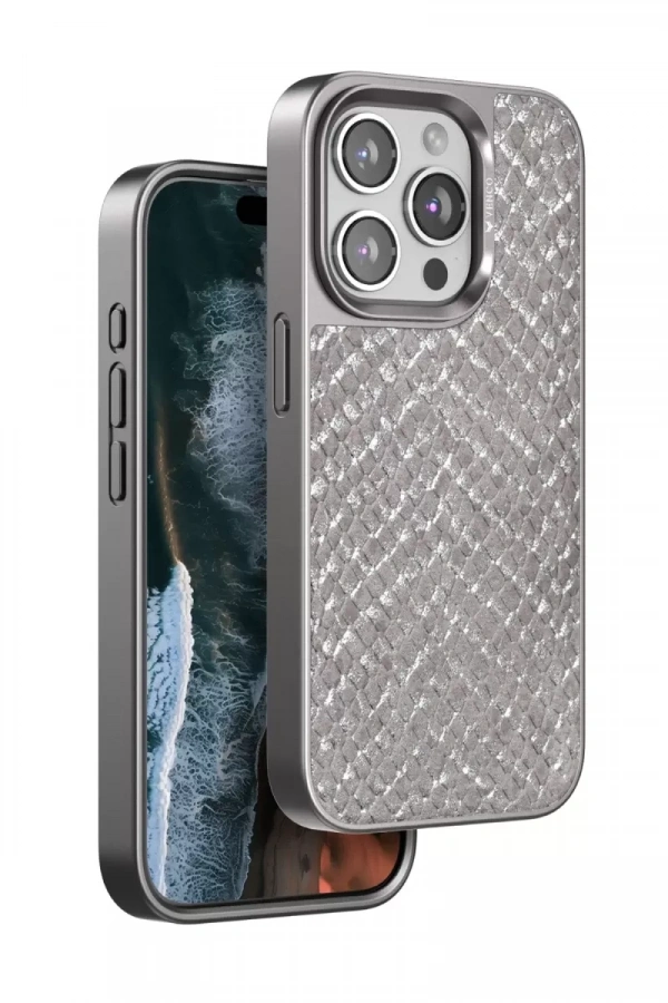 Apple iPhone 15 Pro Max Viper Kapak - Titan Gri