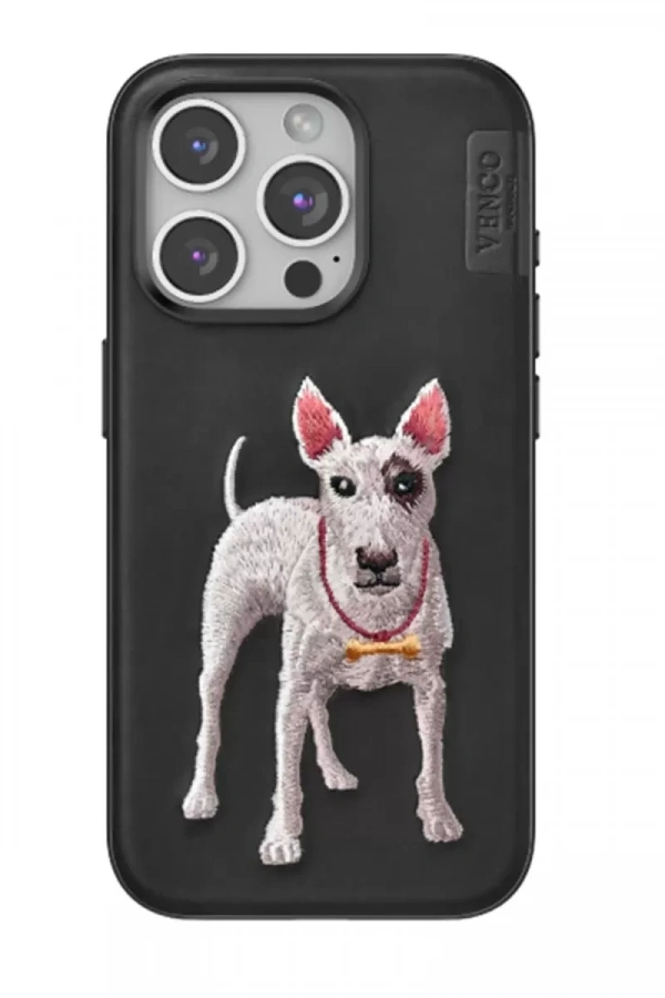 Apple iPhone 15 Pro Perma Desenli Kapak - Siyah