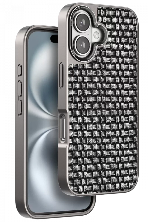 Apple iPhone 16 Brand Kapak - Gümüş