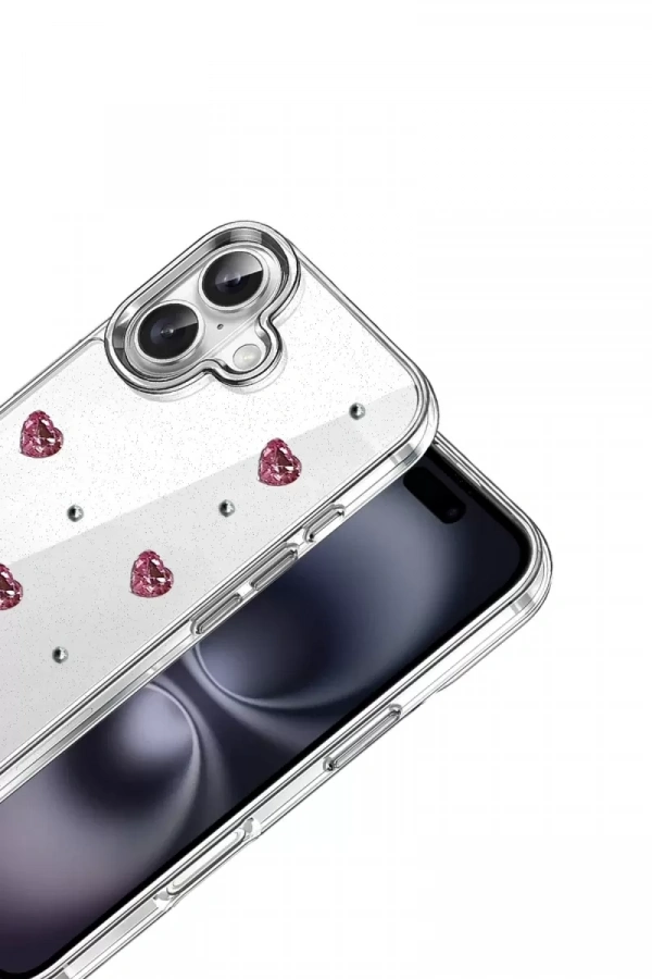 Apple iPhone 16 Fiyonk Desenli Kapak - Desen 3