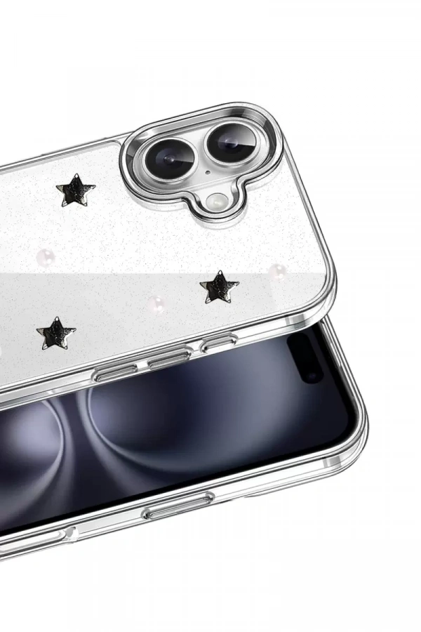 Apple iPhone 16 Fiyonk Desenli Kapak - Desen 7