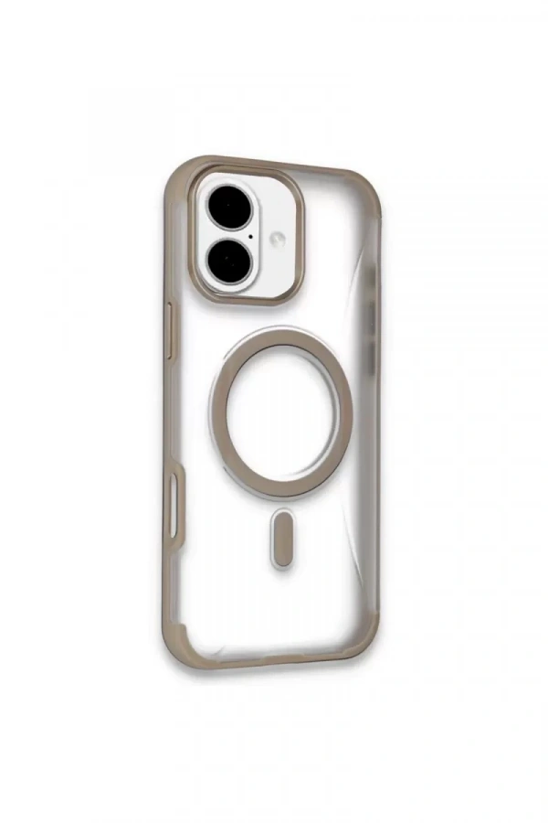 Apple iPhone 16 Hilton Magsafe Kapak - Gold