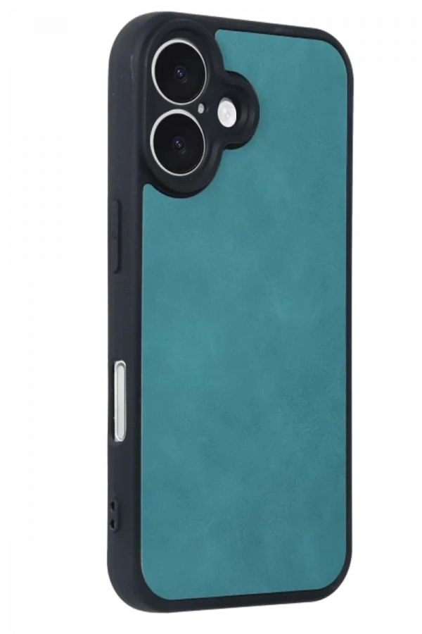 Apple iPhone 16 Kılıf Aras Deri Kapak - Açık Yeşil