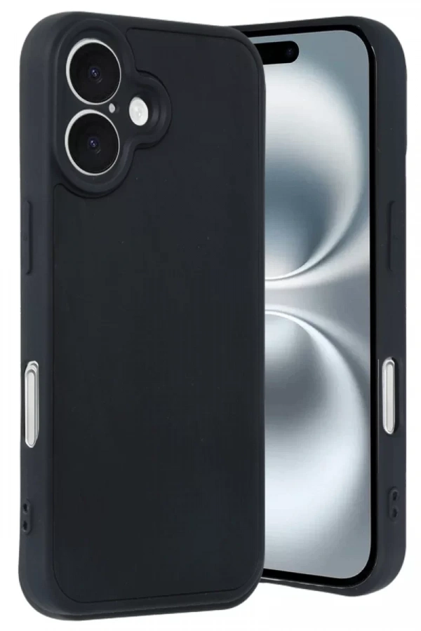 Apple iPhone 16 Kılıf Aras Deri Kapak - Siyah