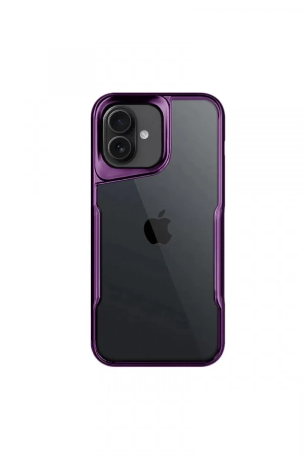 Apple iPhone 16 Kılıf Boyi Silikon Kapak - Derin Mor
