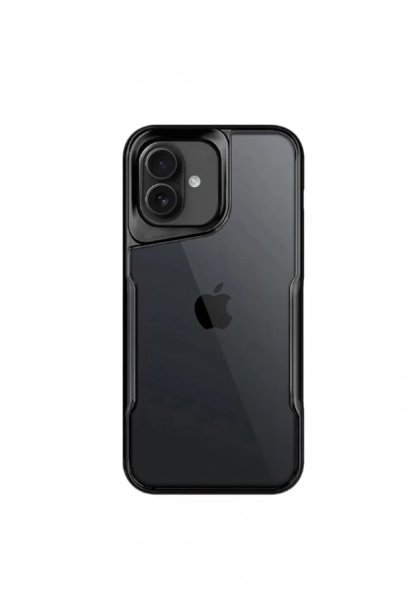 Apple iPhone 16 Kılıf Boyi Silikon Kapak - Siyah