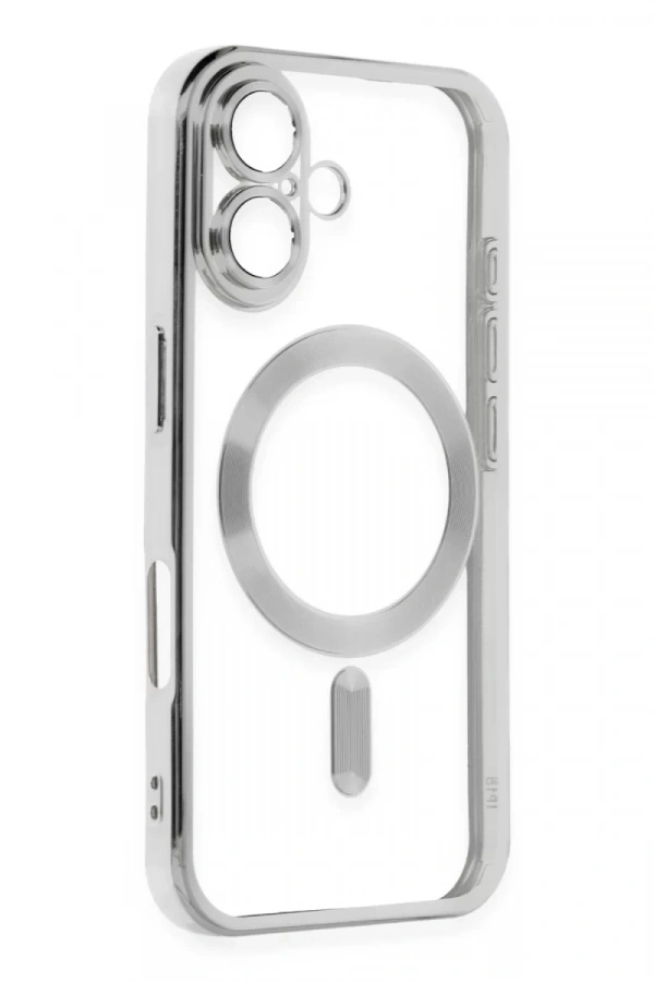 Apple iPhone 16 Kılıf Kross Magneticsafe Kapak - Gümüş