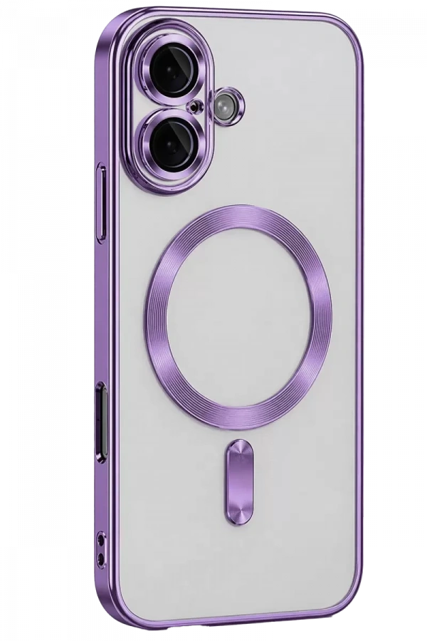 Apple iPhone 16 Kılıf Kross Magneticsafe Kapak - Mor