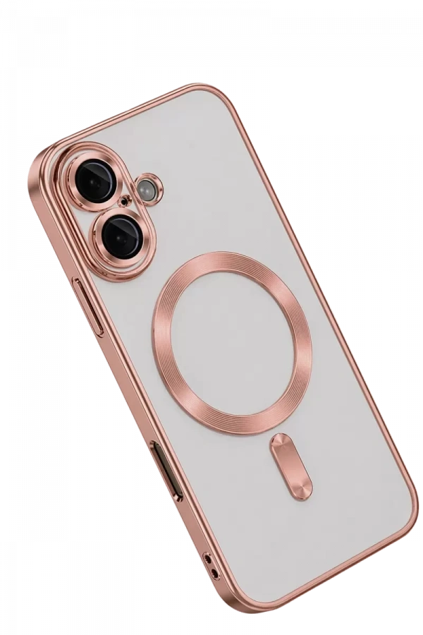 Apple iPhone 16 Kılıf Kross Magneticsafe Kapak - Rose