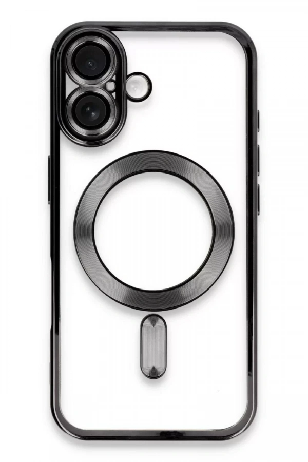 Apple iPhone 16 Kılıf Kross Magneticsafe Kapak - Siyah