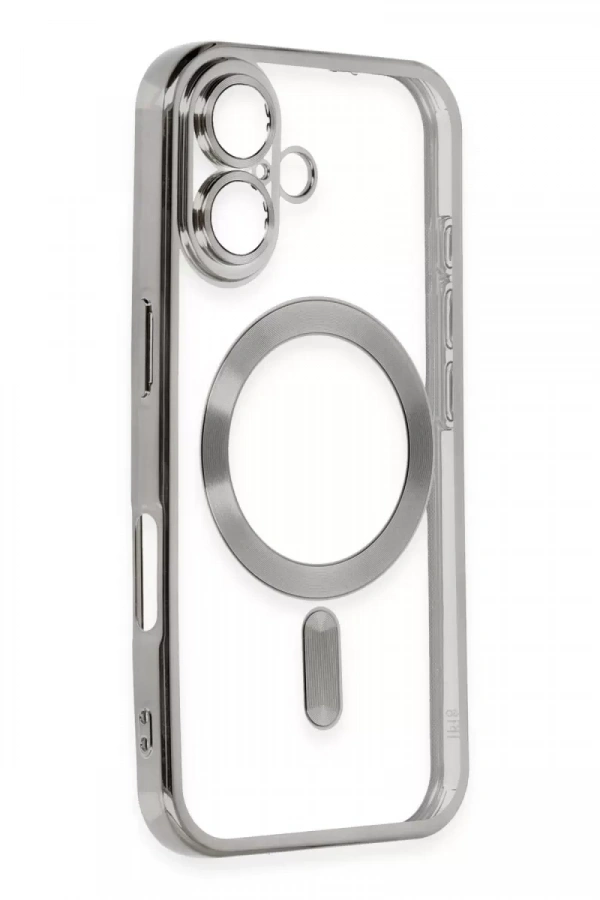 Apple iPhone 16 Kılıf Kross Magneticsafe Kapak - Titan Gri