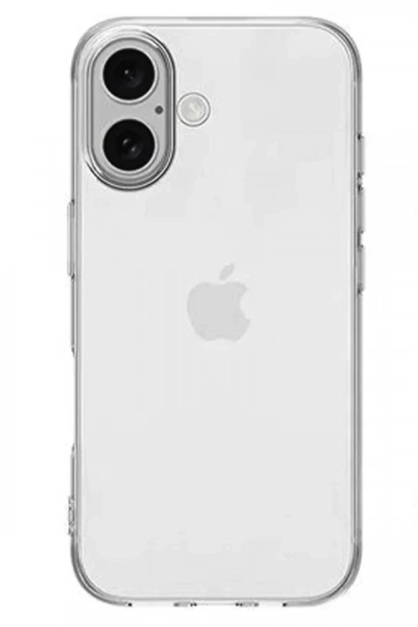 Apple iPhone 16 Kılıf Lüx Şeffaf Silikon