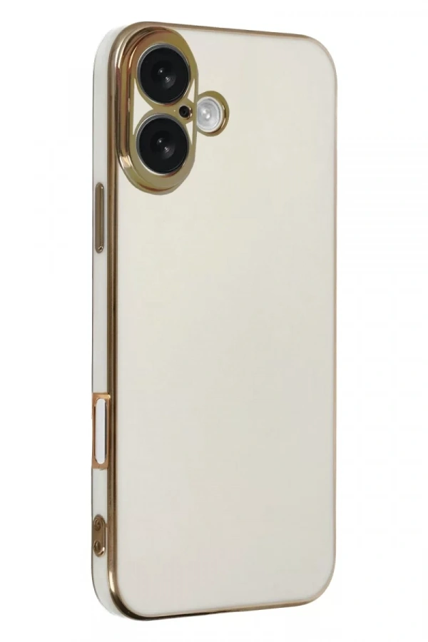 Apple iPhone 16 Kılıf Volet Silikon - Beyaz