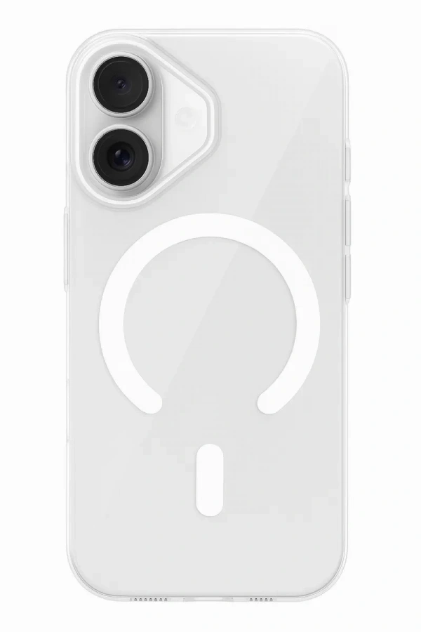 Apple iPhone 16 PC Blank Magsafe Kapak - Şeffaf