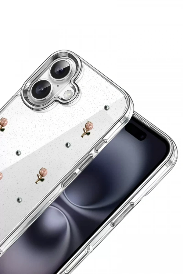 Apple iPhone 16 Plus Fiyonk Desenli Kapak - Desen 6