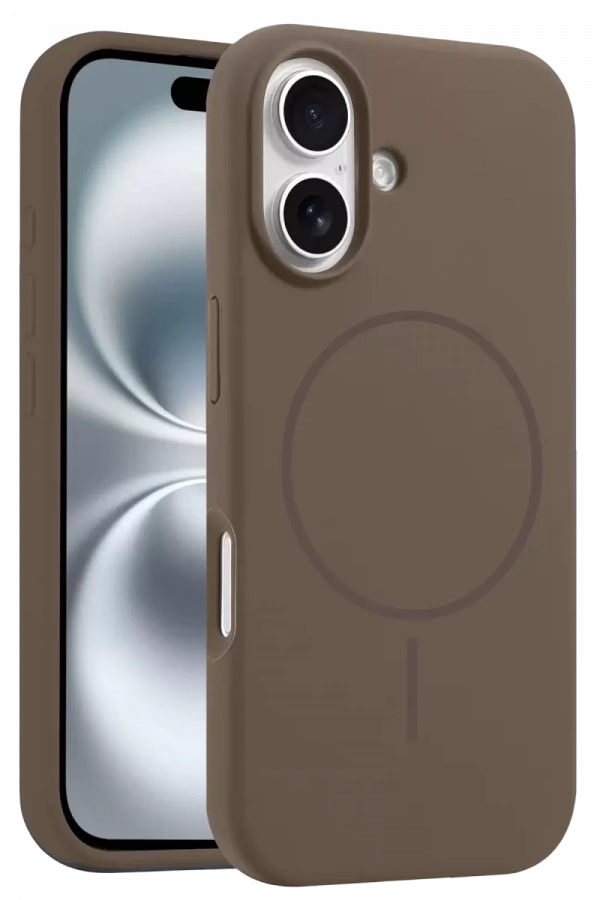 Apple iPhone 16 Plus Kılıf Jully Magsafe Kapak - Kahverengi