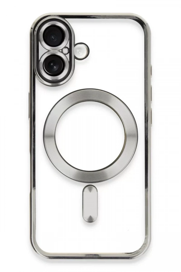 Apple iPhone 16 Plus Kılıf Kross Magneticsafe Kapak - Gümüş