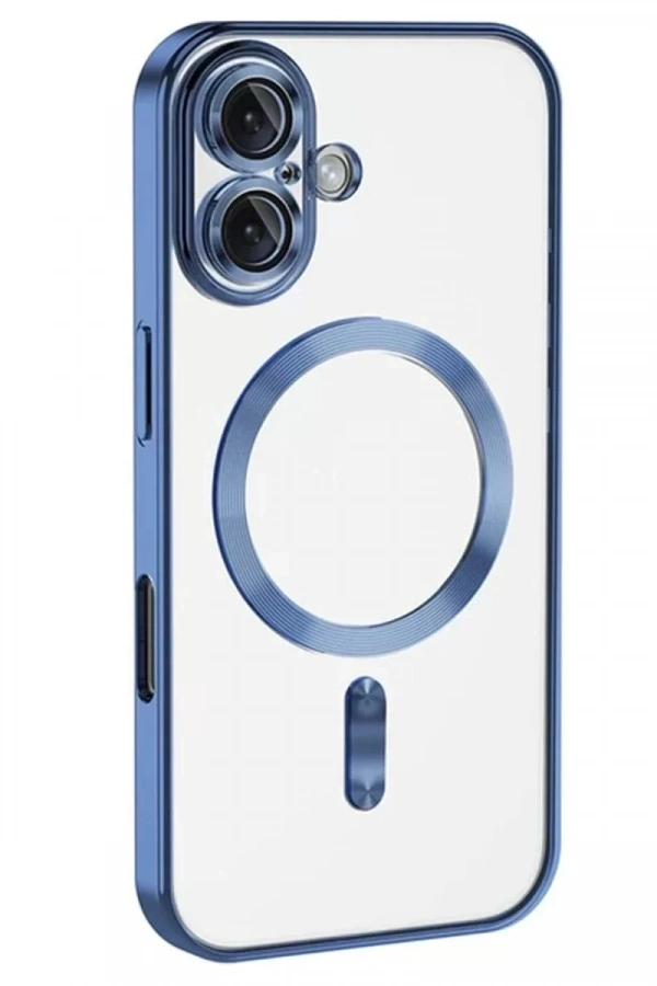 Apple iPhone 16 Plus Kılıf Kross Magneticsafe Kapak - Mavi