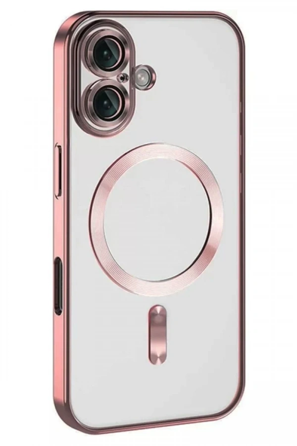 Apple iPhone 16 Plus Kılıf Kross Magneticsafe Kapak - Pembe