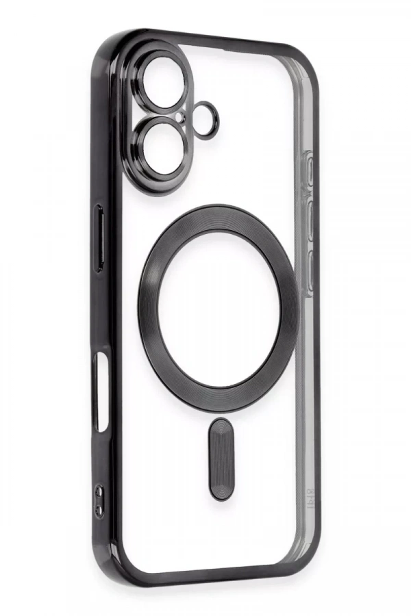 Apple iPhone 16 Plus Kılıf Kross Magneticsafe Kapak - Siyah
