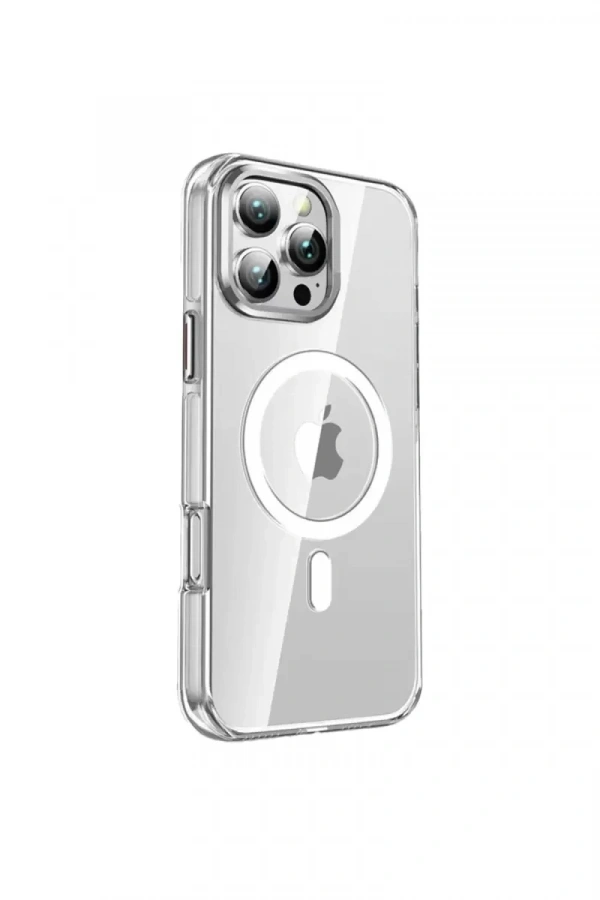 Apple iPhone 16 Pro Crystal Magsafe Kapak - Şeffaf