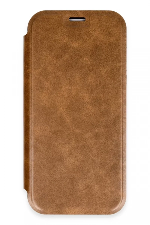 Apple iPhone 16 Pro Kılıf Flip Cover - Taba