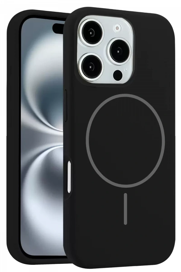 Apple iPhone 16 Pro Kılıf Jully Magsafe Kapak - Siyah