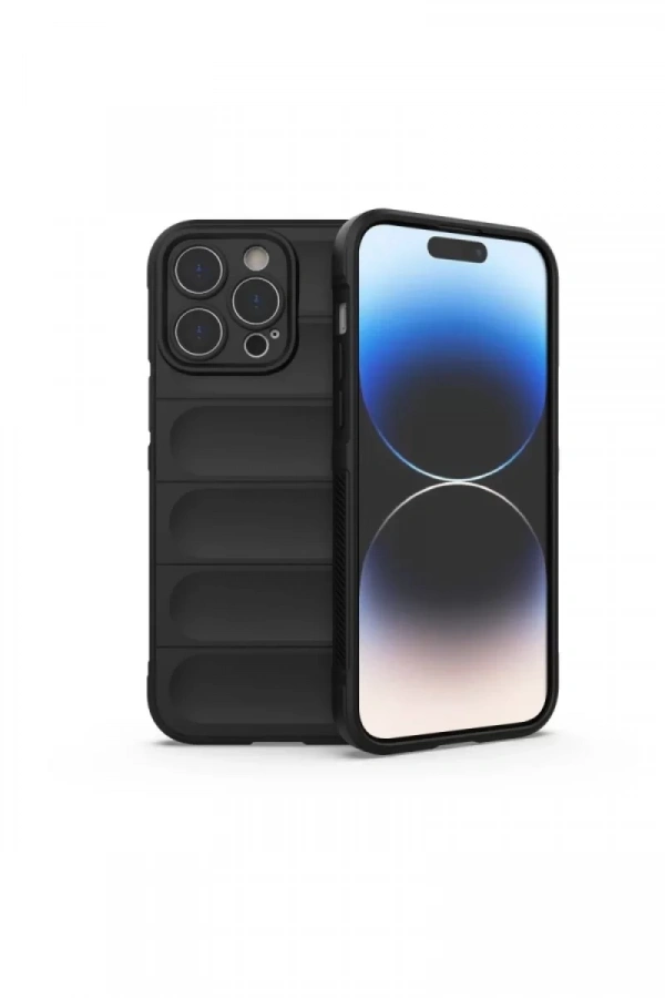 Apple iPhone 16 Pro Kılıf Optimum Silikon - Siyah