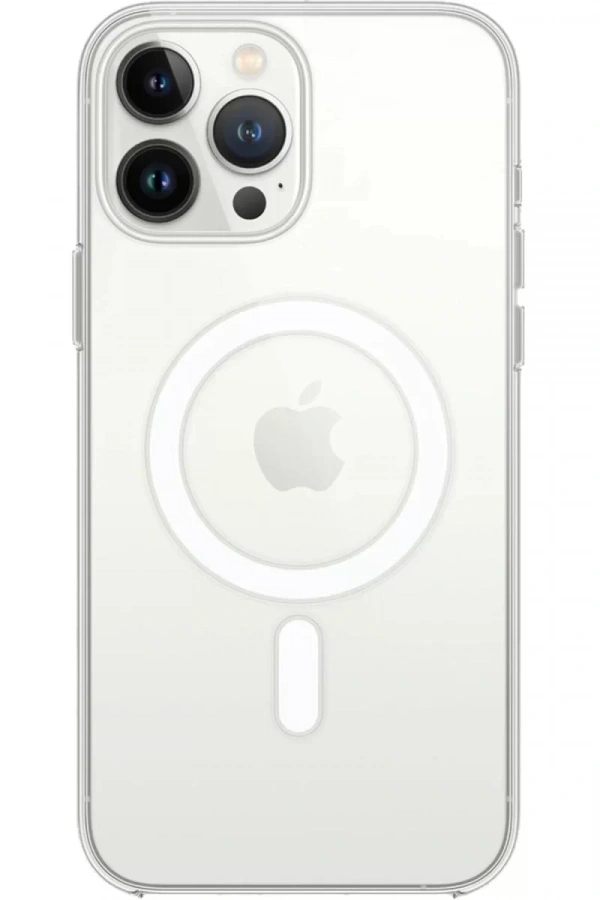 Apple iPhone 16 Pro Kılıf Pc Real Magsafe Kapak - Şeffaf