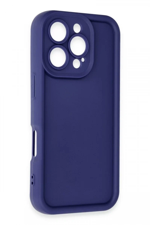 Apple iPhone 16 Pro Kılıf Viera Silikon - Lacivert