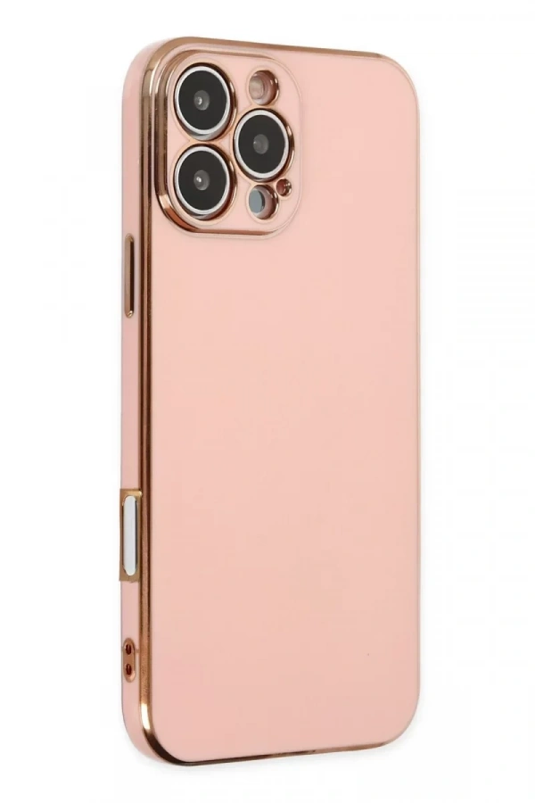Apple iPhone 16 Pro Kılıf Volet Silikon - Pembe
