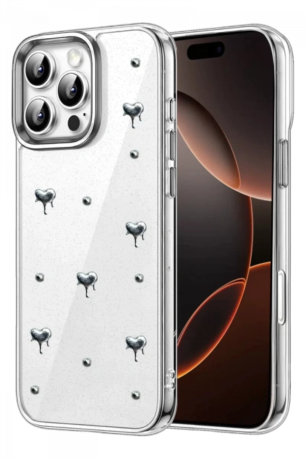 Apple iPhone 16 Pro Max Fiyonk Desenli Kapak - Desen 1