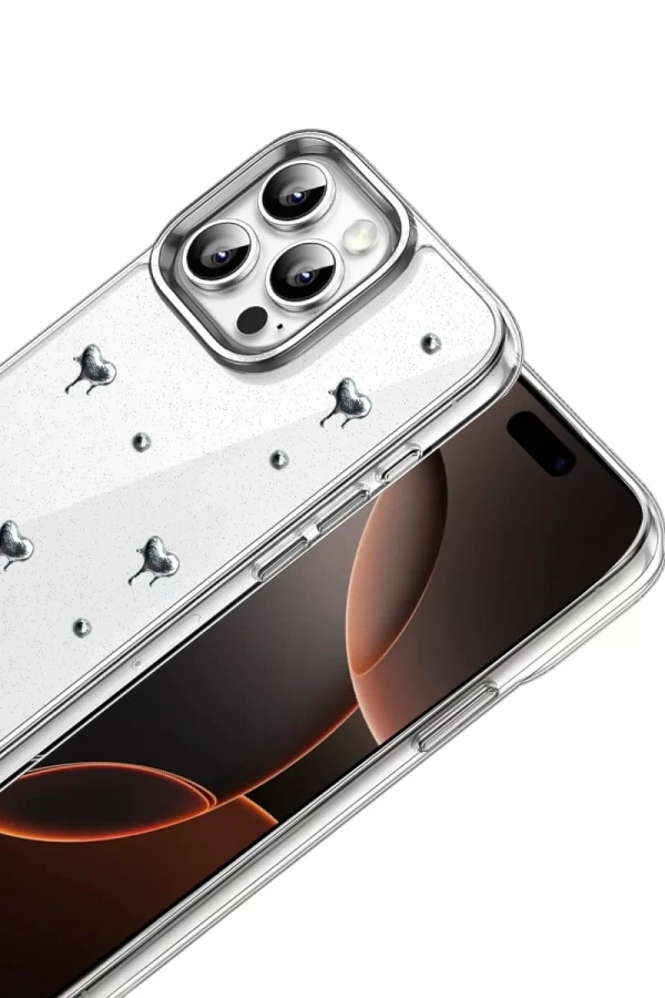 Apple iPhone 16 Pro Max Fiyonk Desenli Kapak - Desen 1