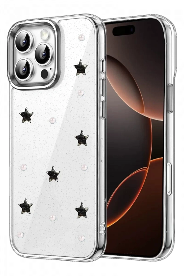 Apple iPhone 16 Pro Max Fiyonk Desenli Kapak - Desen 7