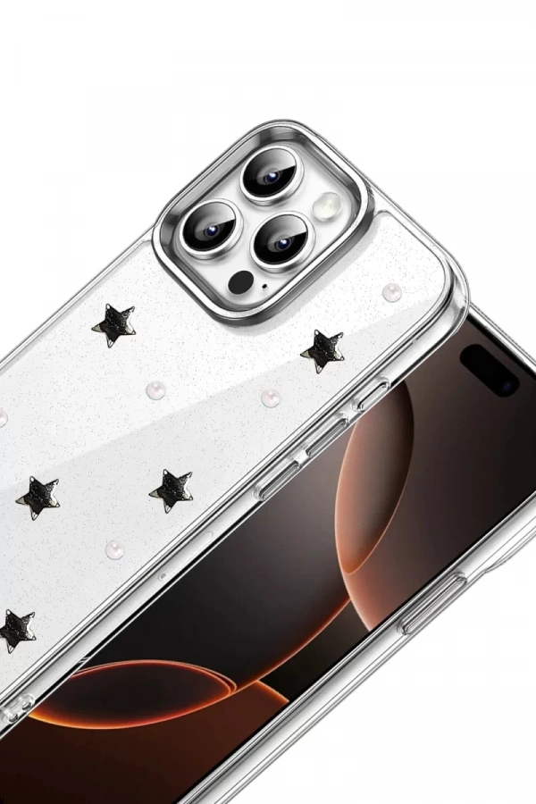 Apple iPhone 16 Pro Max Fiyonk Desenli Kapak - Desen 7