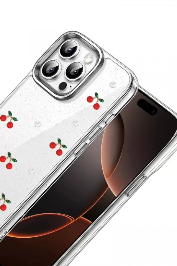 Apple iPhone 16 Pro Max Fiyonk Desenli Kapak - Desen 9