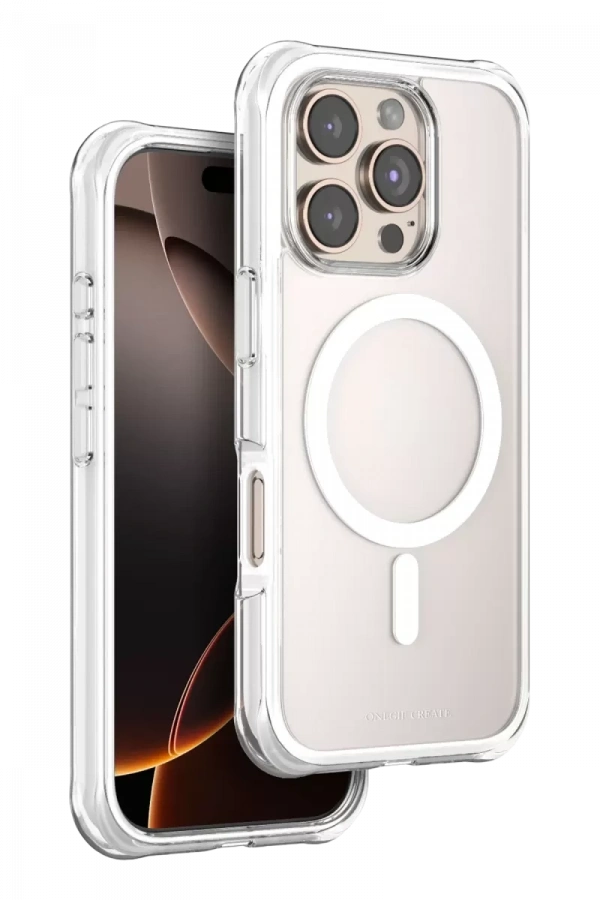 Apple iPhone 16 Pro Max Hulk Magsafe Kapak - Beyaz