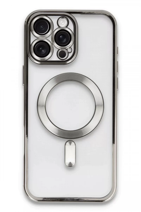 Apple iPhone 16 Pro Max Kılıf Kross Magneticsafe Kapak - Titan Gri