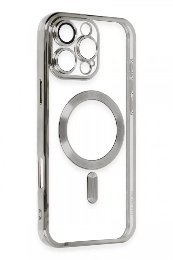 Apple iPhone 16 Pro Max Kılıf Kross Magneticsafe Kapak - Titan Gri