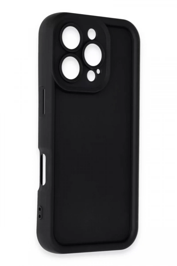 Apple iPhone 16 Pro Max Kılıf Viera Silikon - Siyah