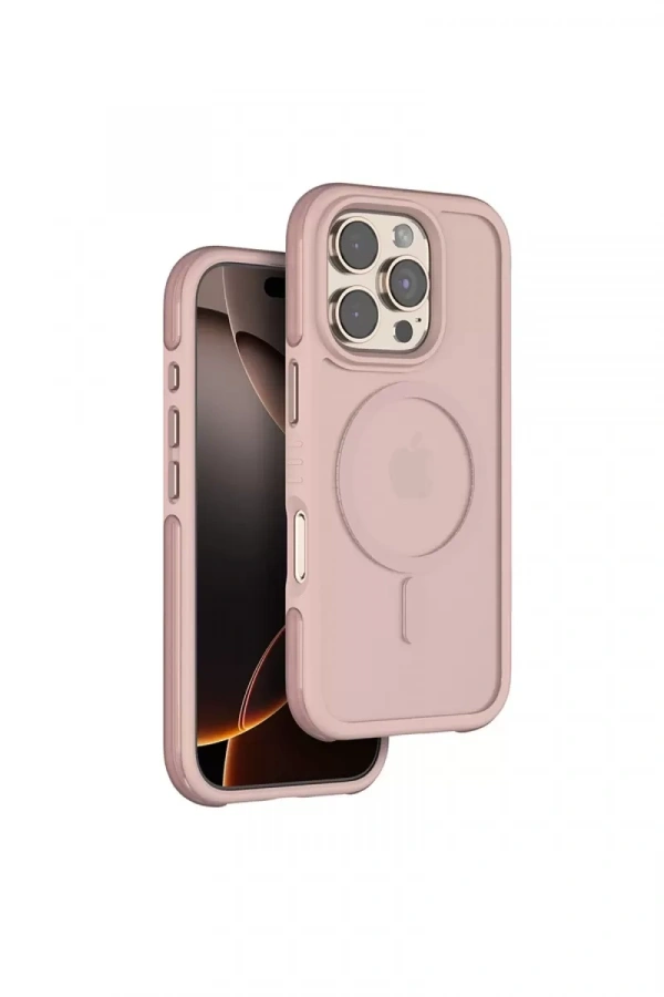 Apple iPhone 16 Pro Max Orbit Magsafe Kapak - Rose Gold