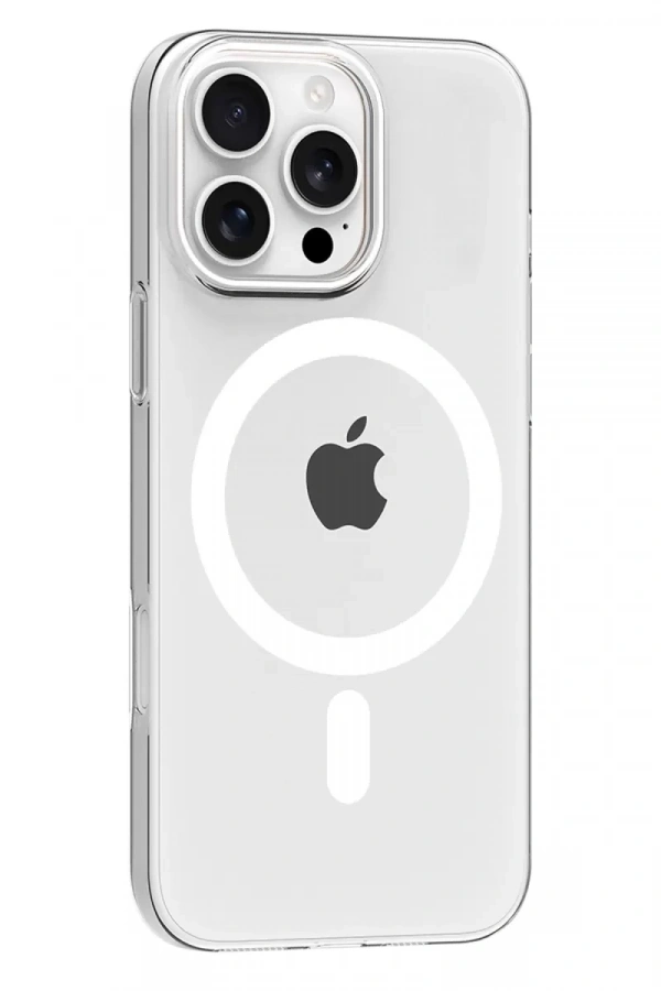 Apple iPhone 16 Pro Max PC Blank Magsafe Kapak - Şeffaf