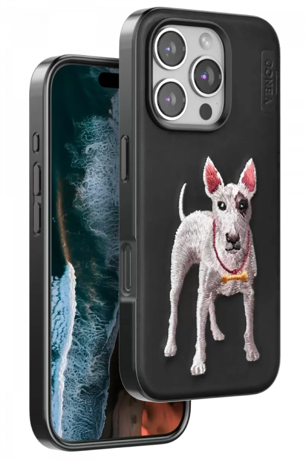 Apple iPhone 16 Pro Max Perma Desenli Kapak - Siyah