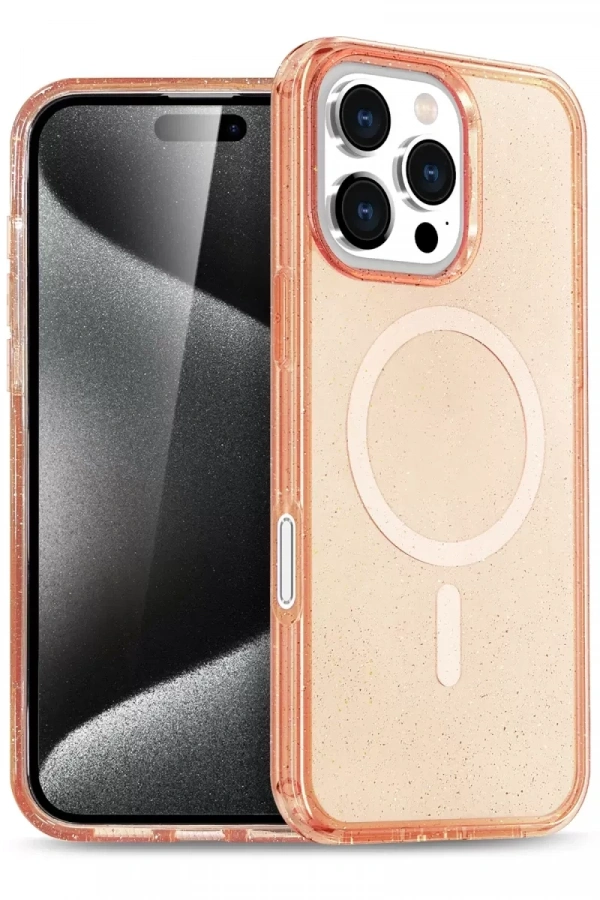 Apple iPhone 16 Pro Max Star Magsafe Kapak - Turuncu